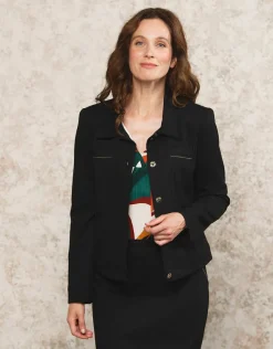 Christine Laure Habillées|Vestes*Veste sergé noir