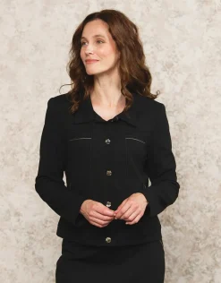 Christine Laure Habillées|Vestes*Veste sergé noir