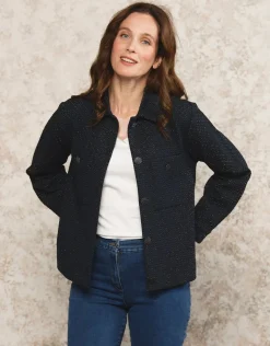 Christine Laure Casual|Vestes*Veste souple bleu