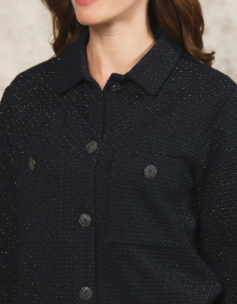 Christine Laure Casual|Vestes*Veste souple bleu