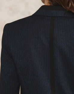 Christine Laure Habillées|Vestes*Veste tailleur bleu